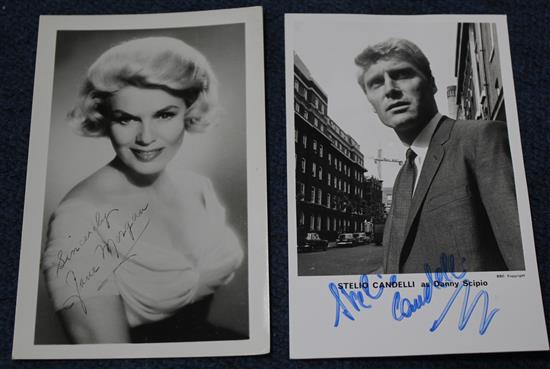 Collection of various signed photographs and autographs,